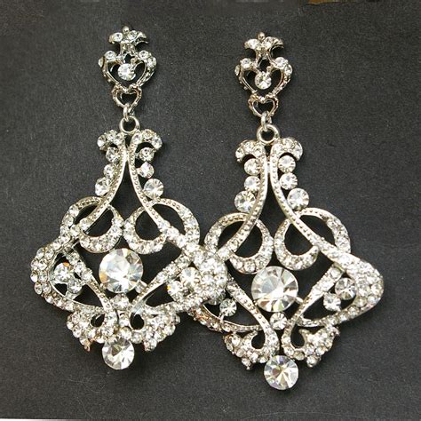 vintage chandelier earrings wedding